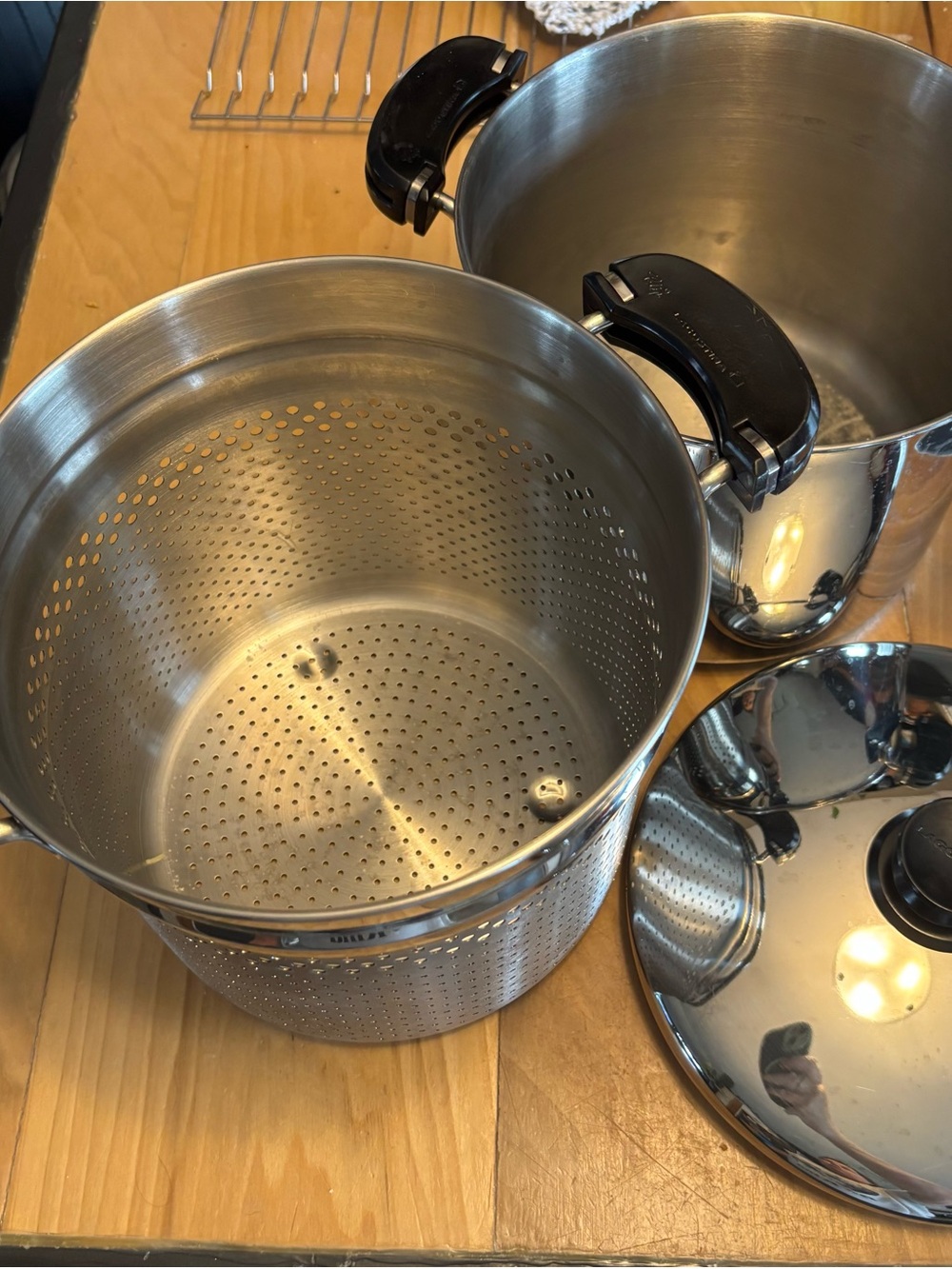 Lagostina 3-piece Pasta pot